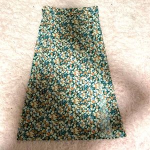 floral skirt